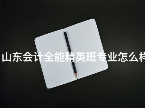 山东会计全能精英班专业怎么样(图1)