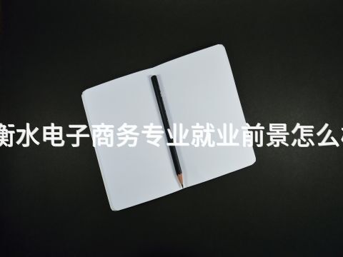 衡水电子商务专业就业前景怎么样