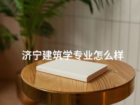 济宁建筑学专业怎么样