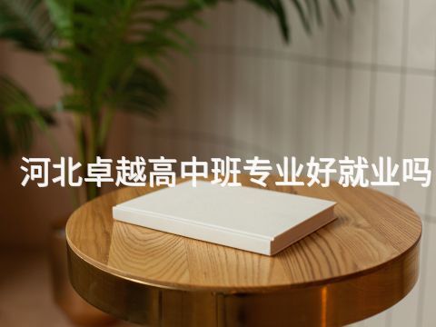 河北卓越高中班专业好就业吗(图1) 河北卓越高中班专业好就业吗(图1)