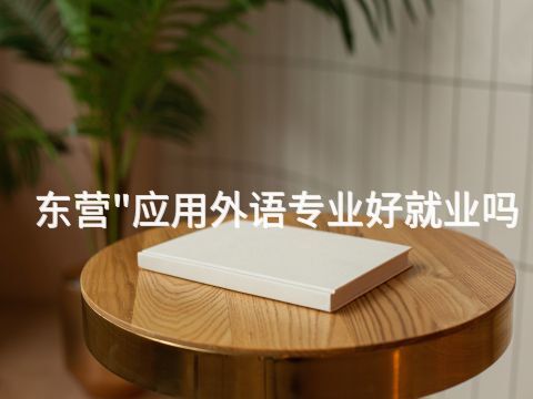 东营"应用外语专业好就业吗