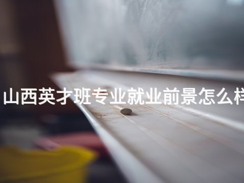 山西英才班专业就业前景怎么样