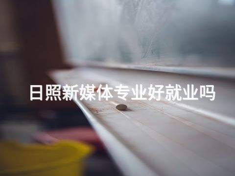 日照新媒体专业好就业吗