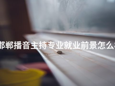 邯郸播音主持专业就业前景怎么样(图1) 邯郸播音主持专业就业前景怎么样(图1)