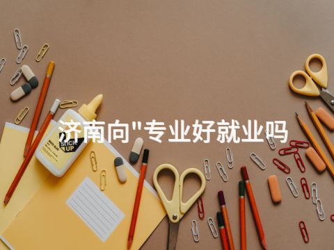 济南向"专业好就业吗