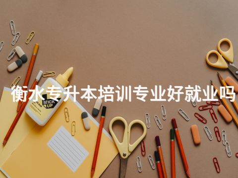 衡水专升本培训专业好就业吗(图1) 衡水专升本培训专业好就业吗(图1)