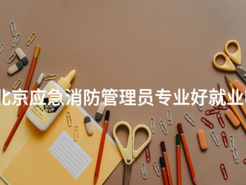 北京应急消防管理员专业好就业吗