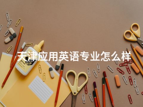 天津应用英语专业怎么样