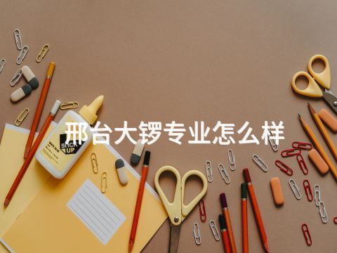 邢台大锣专业怎么样