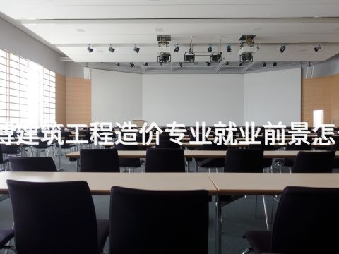 淄博建筑工程造价专业就业前景怎么样