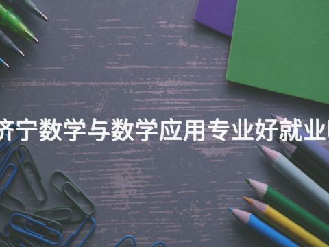 济宁数学与数学应用专业好就业吗