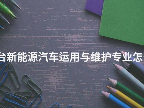 烟台新能源汽车运用与维护专业怎么样