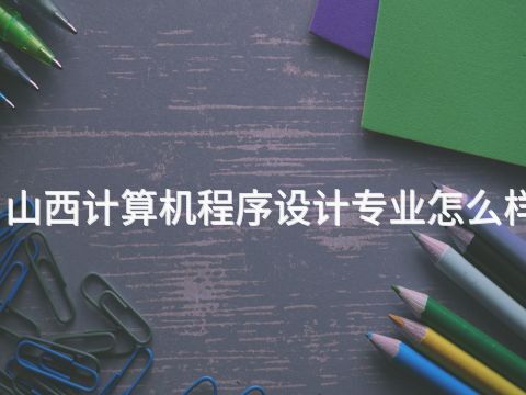 山西计算机程序设计专业怎么样