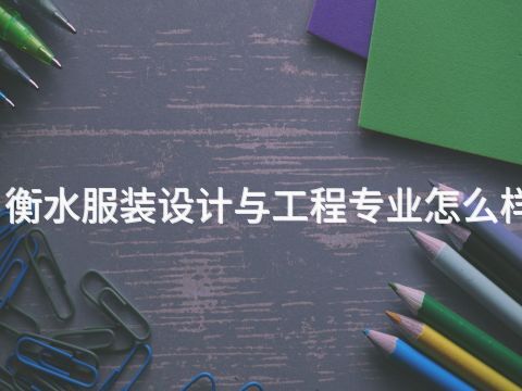 衡水服装设计与工程专业怎么样