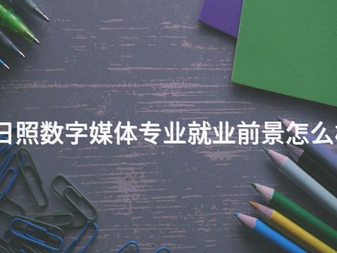 日照数字媒体专业就业前景怎么样