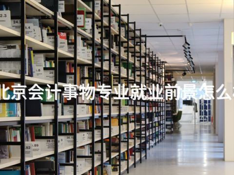 北京会计事物专业就业前景怎么样