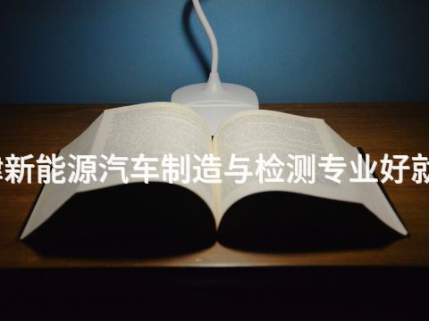 天津新能源汽车制造与检测专业好就业吗