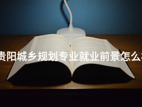 贵阳城乡规划专业就业前景怎么样