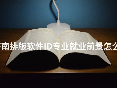 济南排版软件ID专业就业前景怎么样