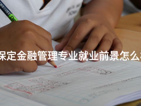 保定金融管理专业就业前景怎么样(图1)