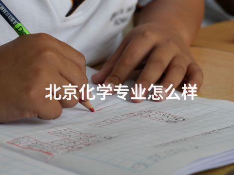 北京化学专业怎么样
