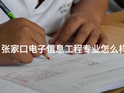 张家口电子信息工程专业怎么样