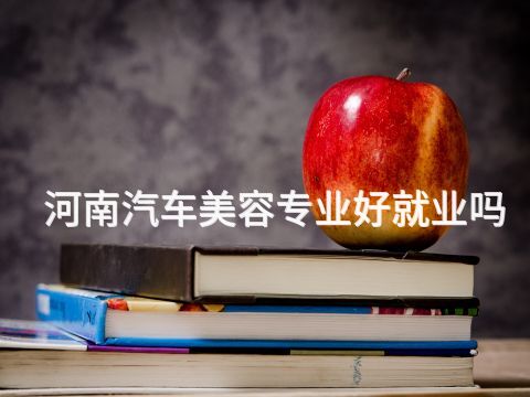 河南汽车美容专业好就业吗(图1) 河南汽车美容专业好就业吗(图1)