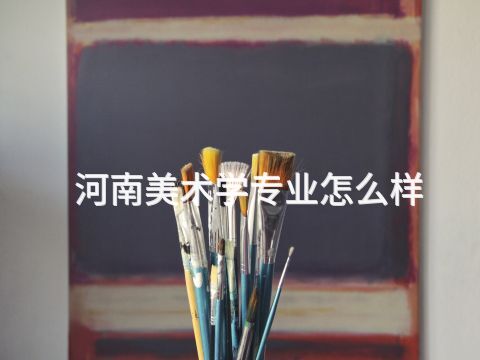 河南美术学专业怎么样