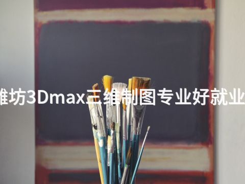 潍坊3Dmax三维制图专业好就业吗