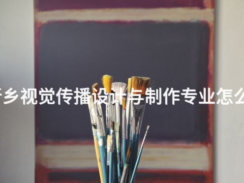 新乡视觉传播设计与制作专业怎么样