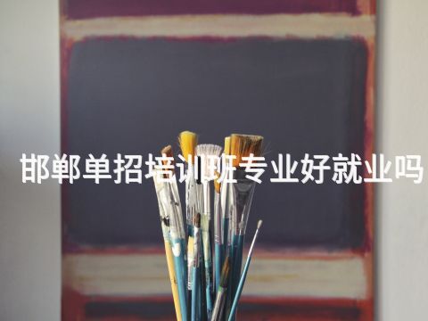 邯鄲單招培訓(xùn)班專(zhuān)業(yè)好就業(yè)嗎(圖1) 邯鄲單招培訓(xùn)班專(zhuān)業(yè)好就業(yè)嗎(圖1)