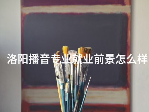 洛阳播音专业就业前景怎么样(图1)