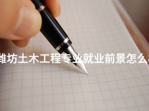 潍坊土木工程专业就业前景怎么样(图1)