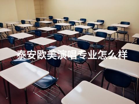 泰安欧美演唱专业怎么样