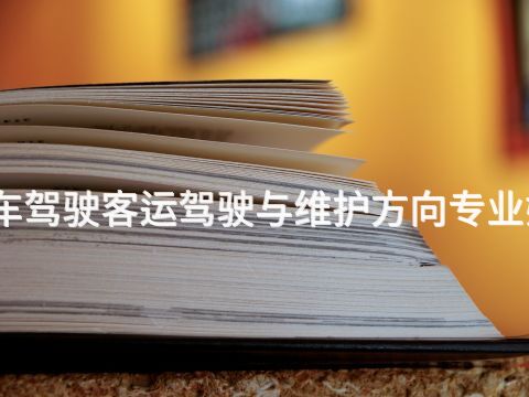 枣庄汽车驾驶客运驾驶与维护方向专业好就业吗
