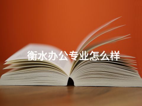 衡水办公专业怎么样