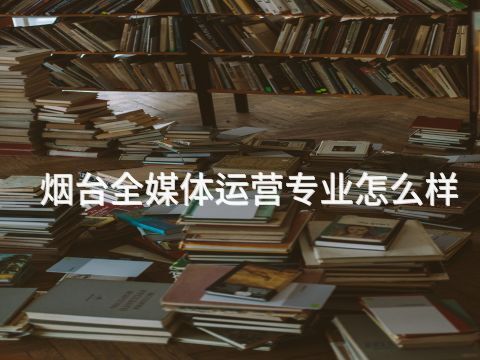 烟台全媒体运营专业怎么样