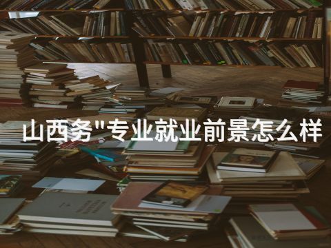 山西务"专业就业前景怎么样(图1) 山西务"专业就业前景怎么样(图1)