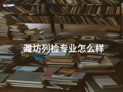 潍坊列检专业怎么样(图1) 潍坊列检专业怎么样(图1)