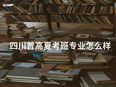 四川普高夏考班专业怎么样(图1) 四川普高夏考班专业怎么样(图1)