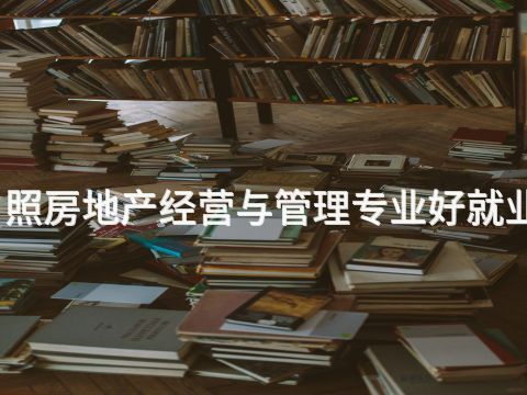 日照房地产经营与管理专业好就业吗