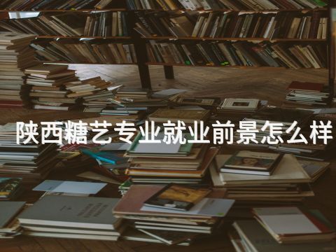 陕西糖艺专业就业前景怎么样