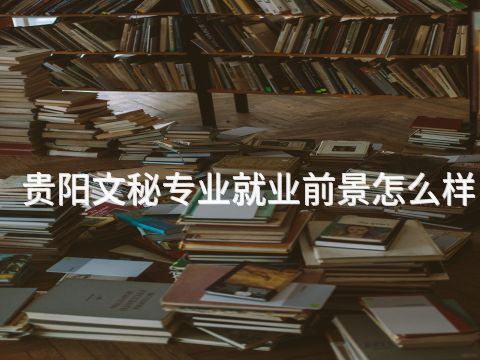 贵阳文秘专业就业前景怎么样