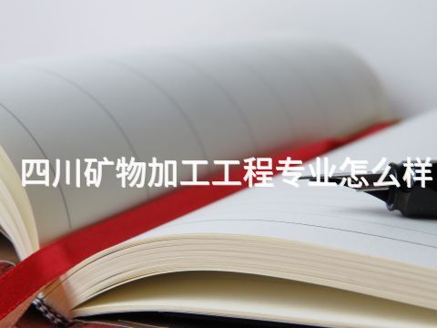 四川礦物加工工程專業怎么樣