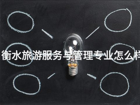 衡水旅游服务与管理专业怎么样