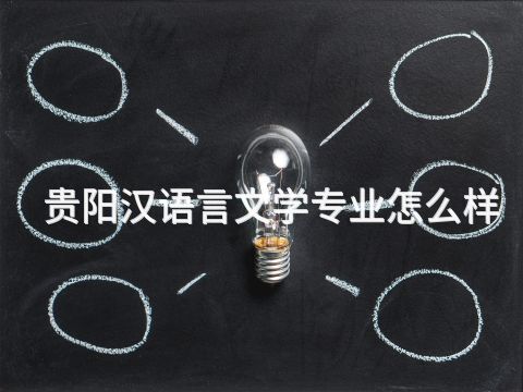 贵阳汉语言文学专业怎么样