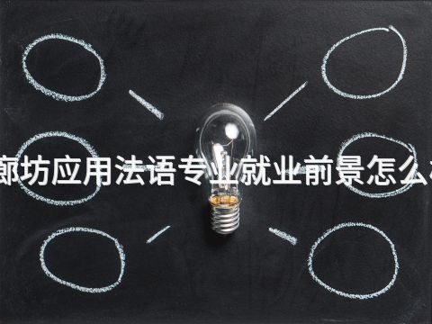 廊坊应用法语专业就业前景怎么样