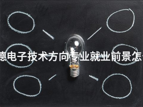 承德電子技術方向專業就業前景怎么樣