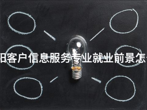 洛阳客户信息服务专业就业前景怎么样