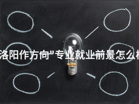 洛阳作方向"专业就业前景怎么样